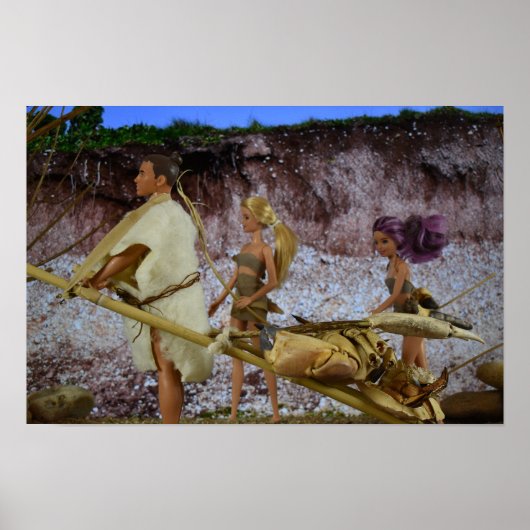 Op weg naar huis na de jacht. poster (Voorkant)