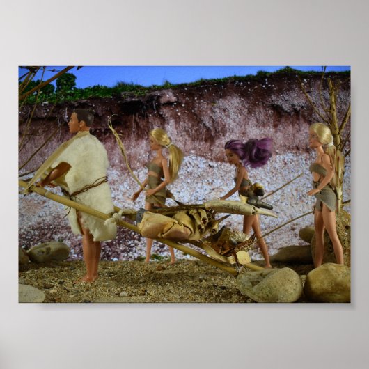 Op weg naar huis na de jacht. poster (Voorkant)