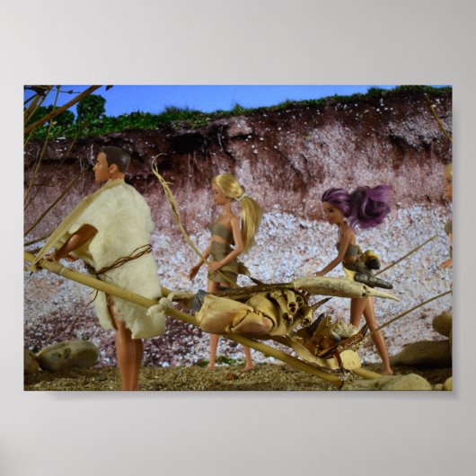 Op weg naar huis na de jacht. poster (Voorkant)