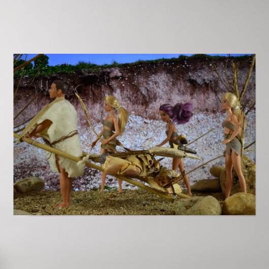 Op weg naar huis na de jacht. poster (Voorkant)