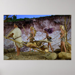 Op weg naar huis na de jacht. poster