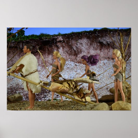 Op weg naar huis na de jacht. poster (Voorkant)