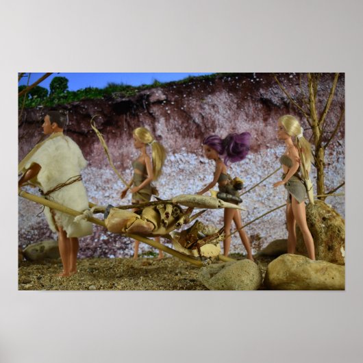 Op weg naar huis na de jacht. poster (Voorkant)