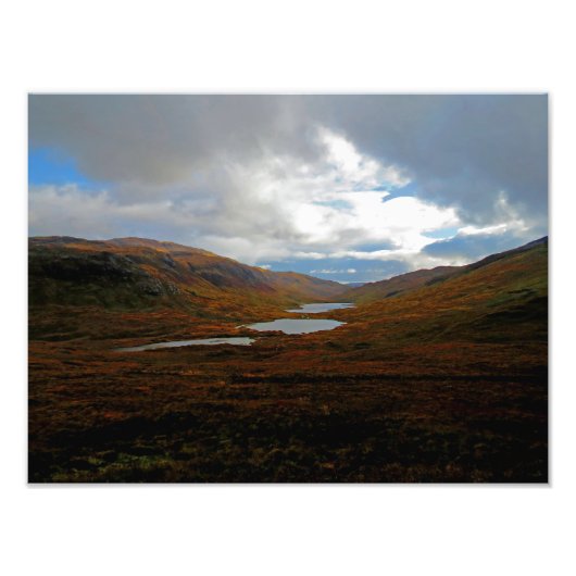 Op weg naar Iona Foto Afdruk (Voorkant)