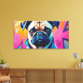 OP WEG NAAR NERGENS 6 CANVAS AFDRUK (Insitu (Woonkamer))