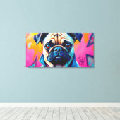 OP WEG NAAR NERGENS 6 CANVAS AFDRUK (Insitu (Houten vloer))