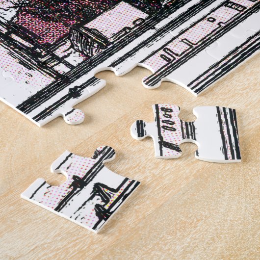 Op weg naar Pezenas Frankrijk Legpuzzel (Zijkant)