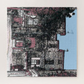 Op weg naar Pezenas Frankrijk Legpuzzel (Horizontaal)