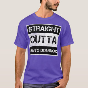 op weg naar Santo domingo dominicaanse republiek v T-shirt