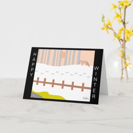 Op weg naar Sioux Herfsten: Blank Kaart (Gele Bloem)