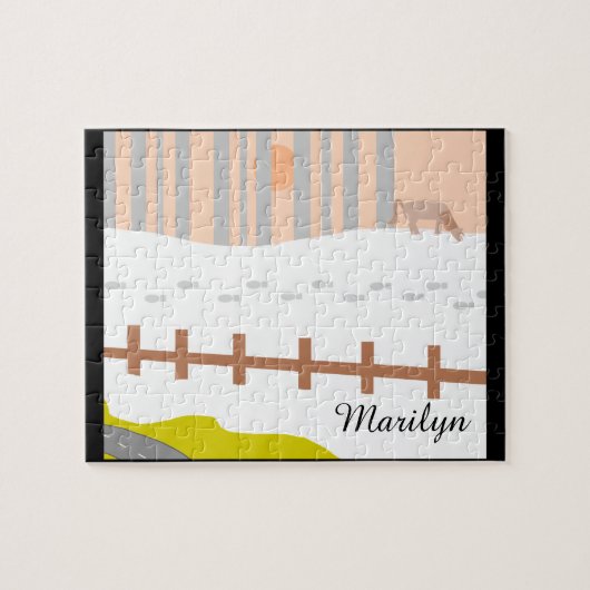 Op weg naar Sioux Herfsten: Legpuzzel (Horizontaal)