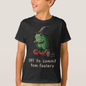 Op weg naar Tom Foolery Frog T-shirt (Voorkant)