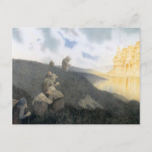 Op weg naar Troll Castle Briefkaart
