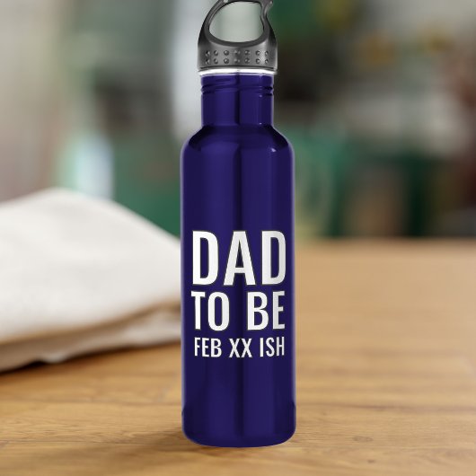 Op Weg Naar Vader Worden Aangepaste Baby Verwachti Waterfles