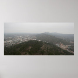 Op weg naar West Mountain, Hot Springs, AR Poster