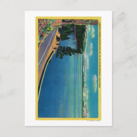 Op weg naar Zephyr Cove, Mt. Tallac in Briefkaart (Voorkant)