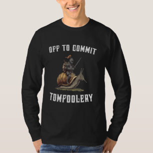 Op weg om dwaasheden uit te halen Middeleeuwse rid T-shirt
