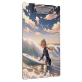 Op weg om een golf te vangen klembord (Rechts)