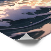 Op weg om een golf te vangen - Ultra hoog Poster (Hoek)