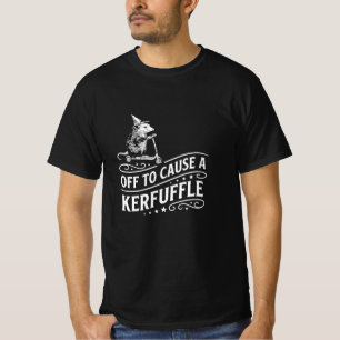 Op weg om een rel te schoppen Grappige Schelmenstr T-shirt