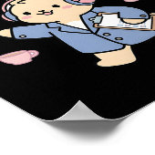 Op weg om emoties te reguleren Grappige Bunny Koni Poster (Hoek)