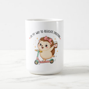 Op Weg Om Emoties Te Reguleren Grappige Egel Koffiemok