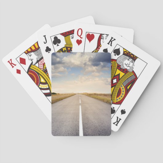 Op weg pokerkaarten (Achterkant)