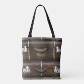 Op weg - reizen - kunstwerk tote bag (Achterkant)