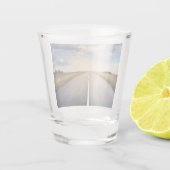 Op weg shot glas (Achterkant)