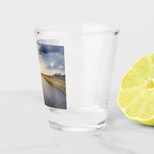 Op weg shot glas (Rechts)