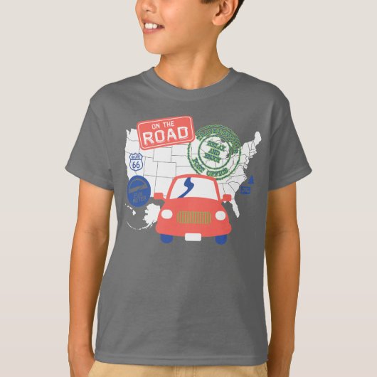 Op weg t-shirt (Voorkant)