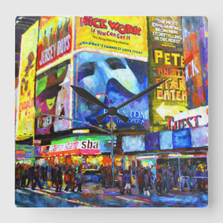 Op weg vierkante klok