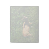 Op weg zijn notitieblok (Linkerzijde)