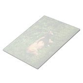 Op weg zijn notitieblok (Schuin)