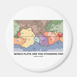 Op welk Bord sta je? (Bord tektonica) Magneet