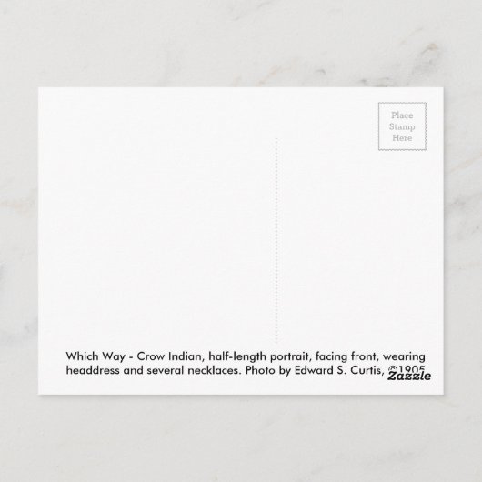 Op welke manier briefkaart (Achterkant)