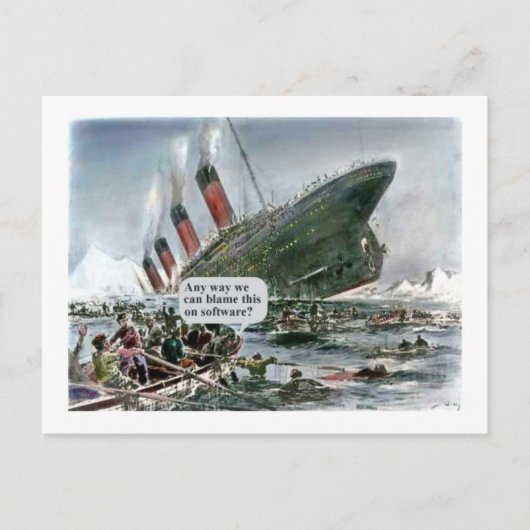 Op welke manier kunnen we dit op software verweten briefkaart (Voorkant)