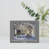 Op welke slankdraden leven en fortuin hangen.. briefkaart (Staand voorkant)