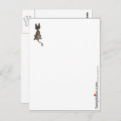 op wie wacht je ? briefkaart (Voorkant / Achterkant)