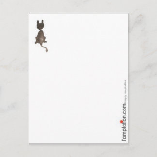 op wie wacht je ? briefkaart