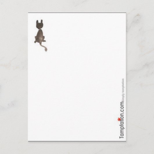 op wie wacht je ? briefkaart (Voorkant)