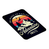 Op Wings as Eagles avontuur wacht op  stijl Magneet (Rechterzijde)