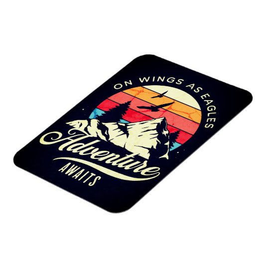 Op Wings as Eagles avontuur wacht op  stijl Magneet (Linkerzijde)