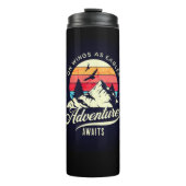 Op Wings as Eagles avontuur wacht op  stijl Thermosbeker (Voorkant)