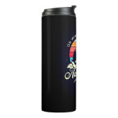 Op Wings as Eagles avontuur wacht op  stijl Thermosbeker (Gedraaid links)