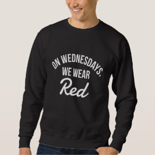Op woensdag Draag we de Red Funny Teacher Team Tea Trui