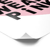 Op woensdag Draag we Pink Funny Valentijn Foto Afdruk (Hoek)