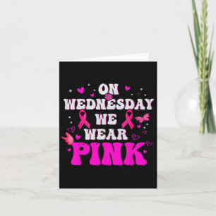 Op woensdag Draag we Pink Ribbon borstkanker AWA Kaart
