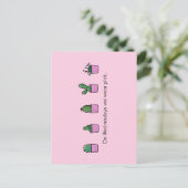 Op woensdag Draag we Roze Briefkaart (Staand voorkant)