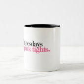 Op woensdag Draag we roze panty Mok (Center)